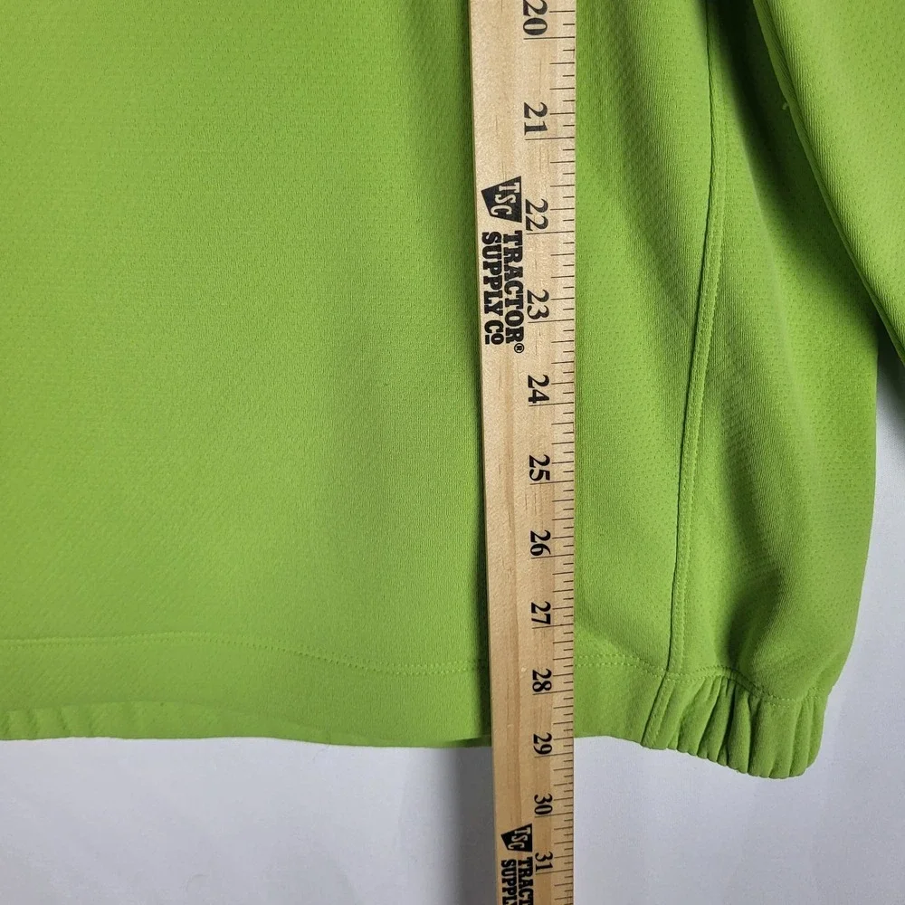 Nike Golf Nike Fit Therma Sweatshirt‎ Men's Large Green White Quarter Zip